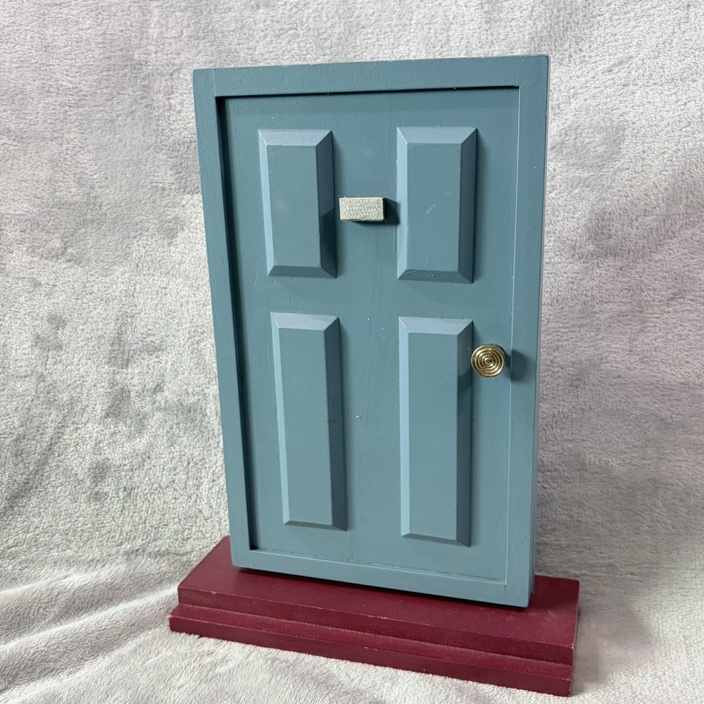 Wood Mini Door Recipe Card Holder Photo Display Farmhouse Decor Stand